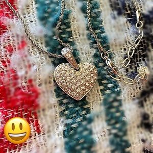 Swarovski Heart and Earrings